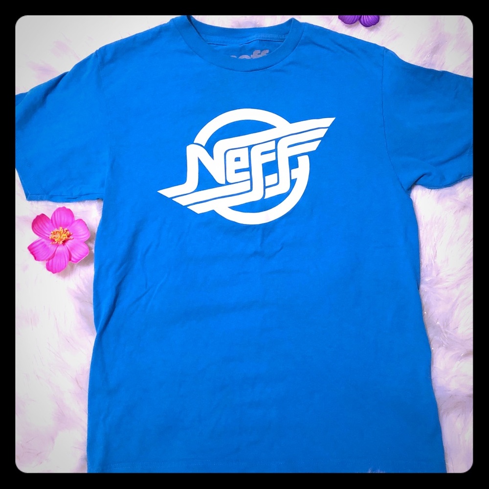 ❤️2/$20❤️ turquoise men’s Neff tee shirt